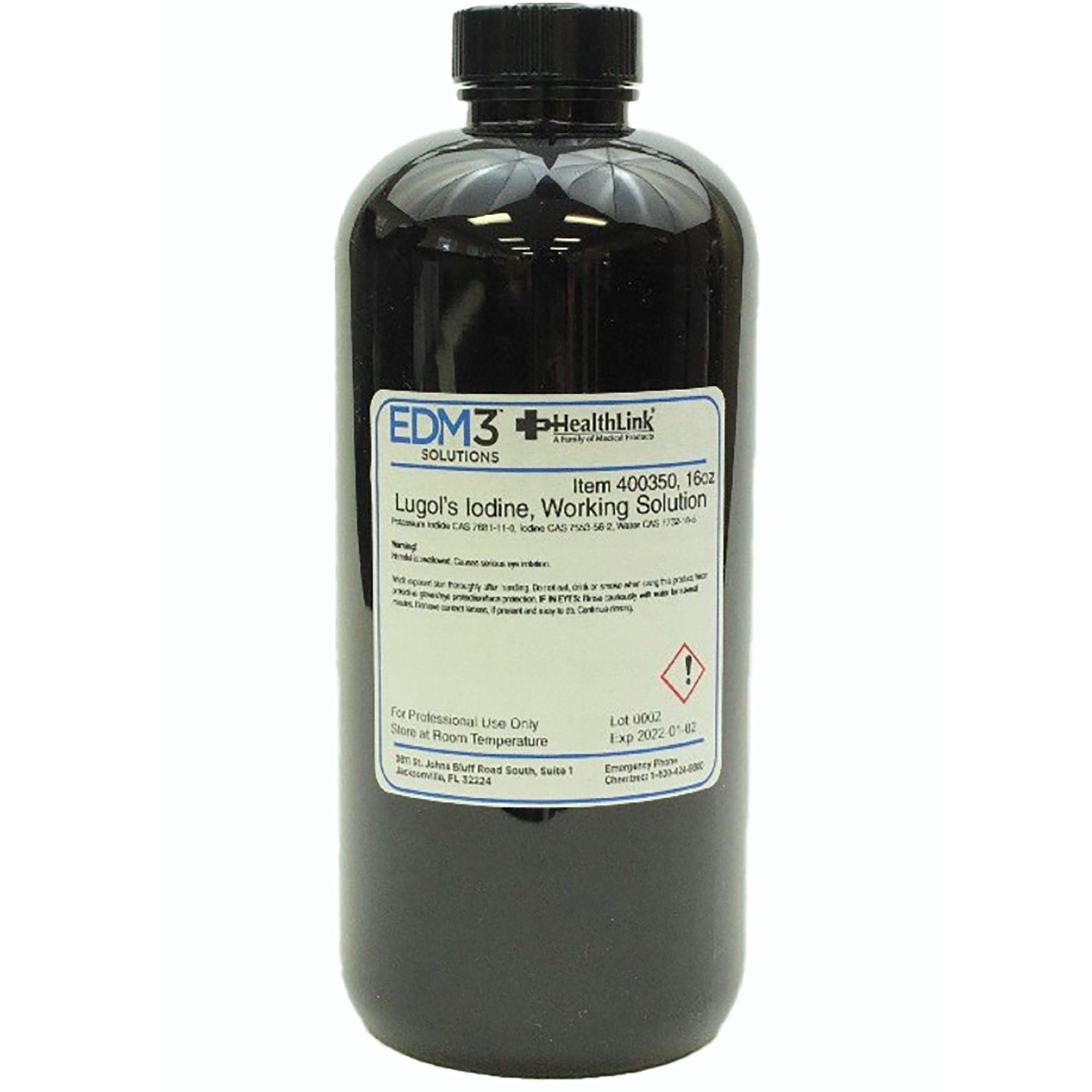 Lugol's Iodine Stain 16 oz. by EDM 3 LLC  ID 400350